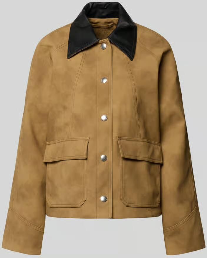 STAND STUDIO regular fit jack met platte kraag model 'Wilhelmina' - Foto 2