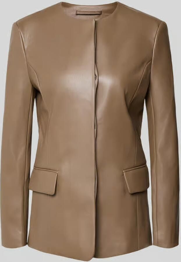 STAND STUDIO slim fit jack in leerlook model 'Doma' - Foto 2