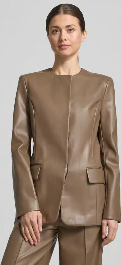 STAND STUDIO slim fit jack in leerlook model 'Doma' - Foto 2