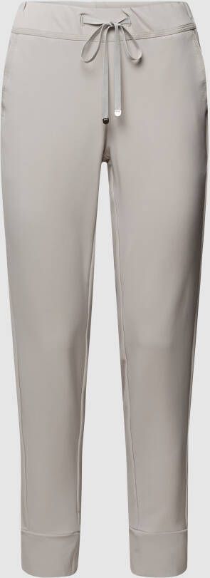 ST.ANN regular fit stoffen broek met elastische band model 'ROXANA'