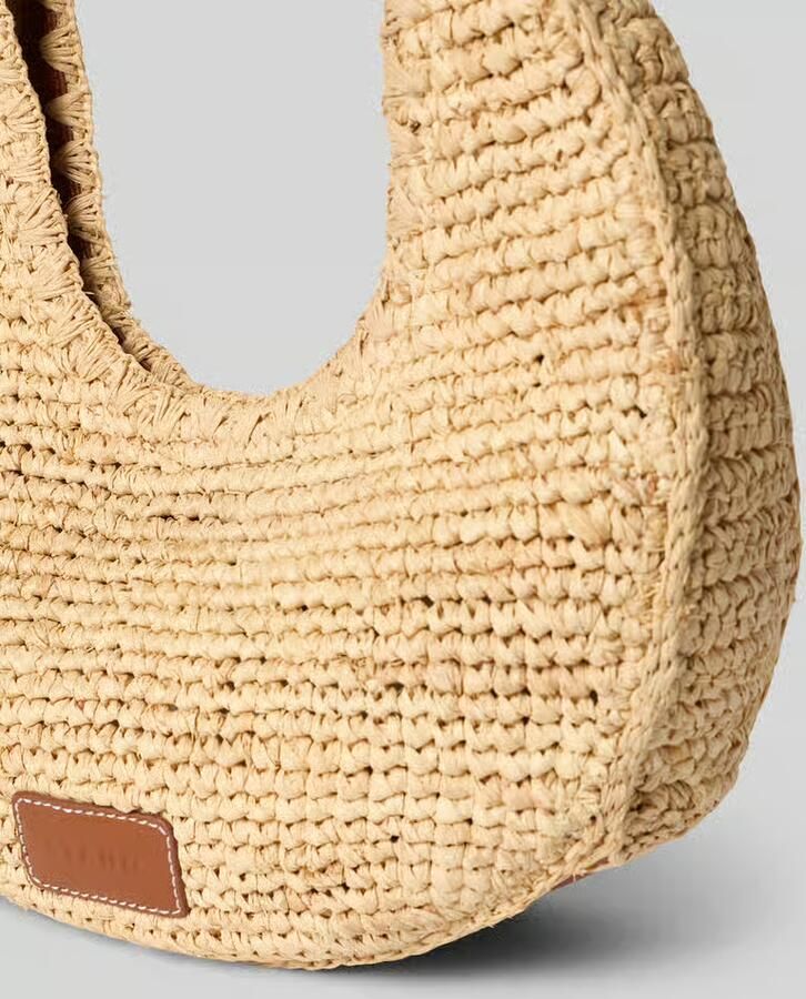 Staud Handtas met draagband model 'MOON RAFFIA TOTE BAG' - Foto 2