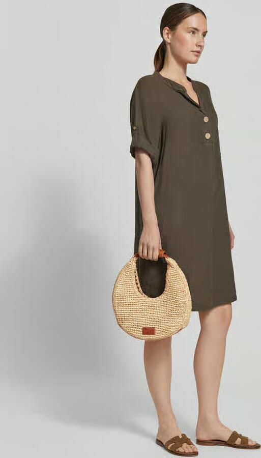 Staud Handtas met draagband model 'MOON RAFFIA TOTE BAG' - Foto 2