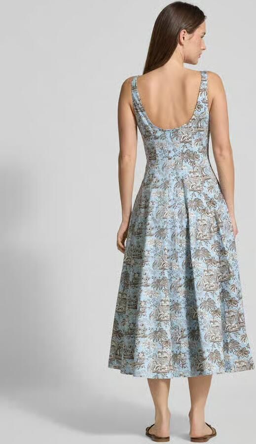 Staud Jurk met bloemen all-over print model 'Wells'