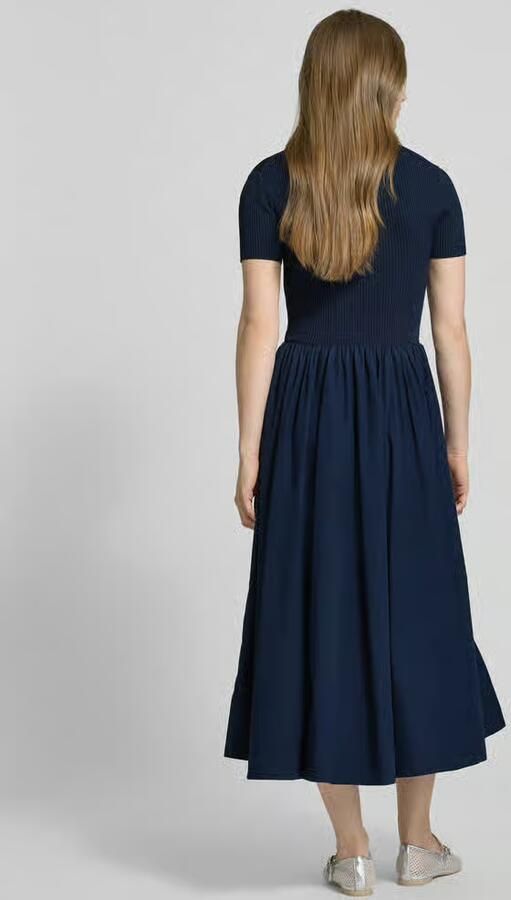 Staud Midi-jurk in riblook model 'LAROQUETTE'