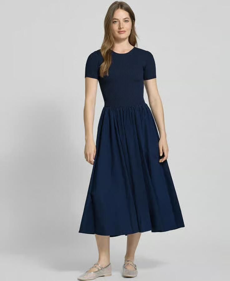 Staud Midi-jurk in riblook model 'LAROQUETTE' - Foto 2