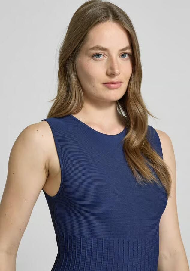 Staud Midi-jurk met plissévouwen model 'ELYSE'
