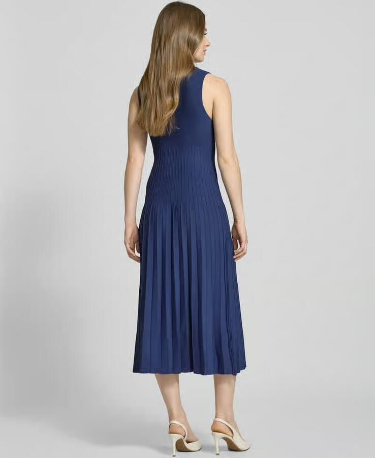 Staud Midi-jurk met plissévouwen model 'ELYSE' - Foto 2