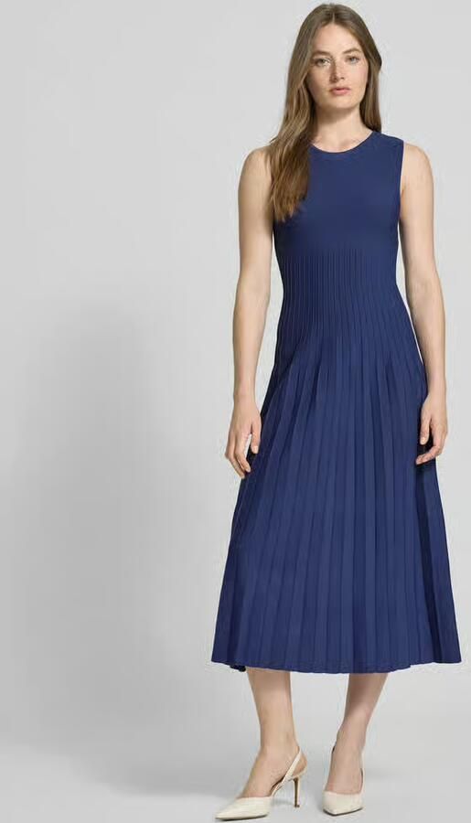 Staud Midi-jurk met plissévouwen model 'ELYSE' - Foto 3