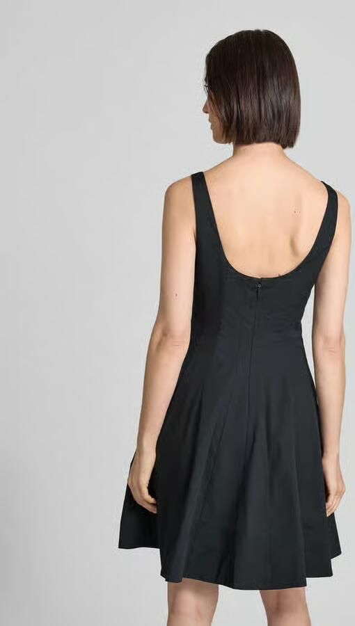 Staud Mini-jurk met vierkante hals model 'MINI WELLS'