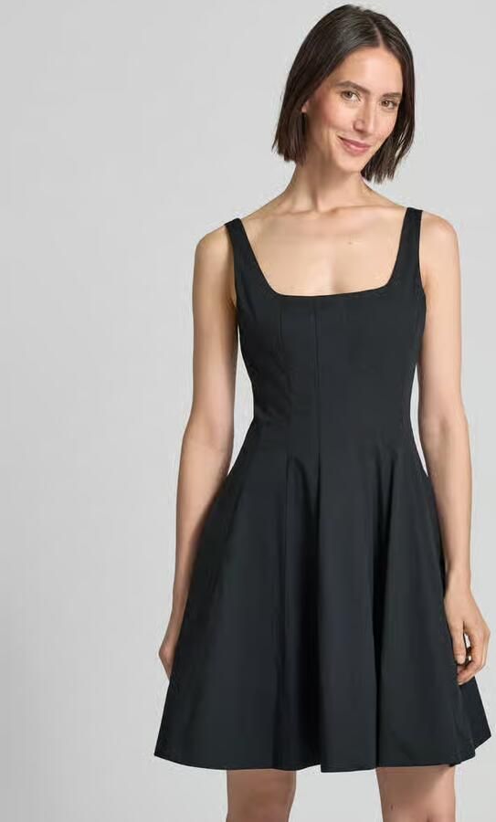 Staud Mini-jurk met vierkante hals model 'MINI WELLS' - Foto 2