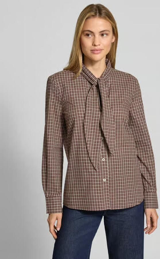 Stefanel Blouse van puur katoen met knoopdetail - Foto 2