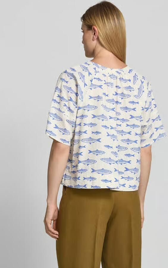 Stefanel Blouses shirt in all-over look model 'SADIRA' - Foto 3