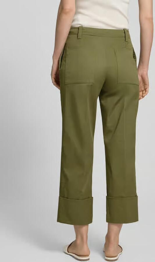 Stefanel Broek met gefixeerde omslag model 'PANTALONE' - Foto 3