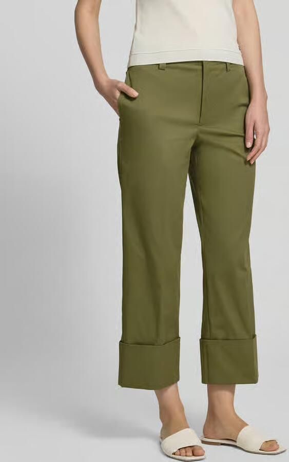 Stefanel Broek met gefixeerde omslag model 'PANTALONE' - Foto 2