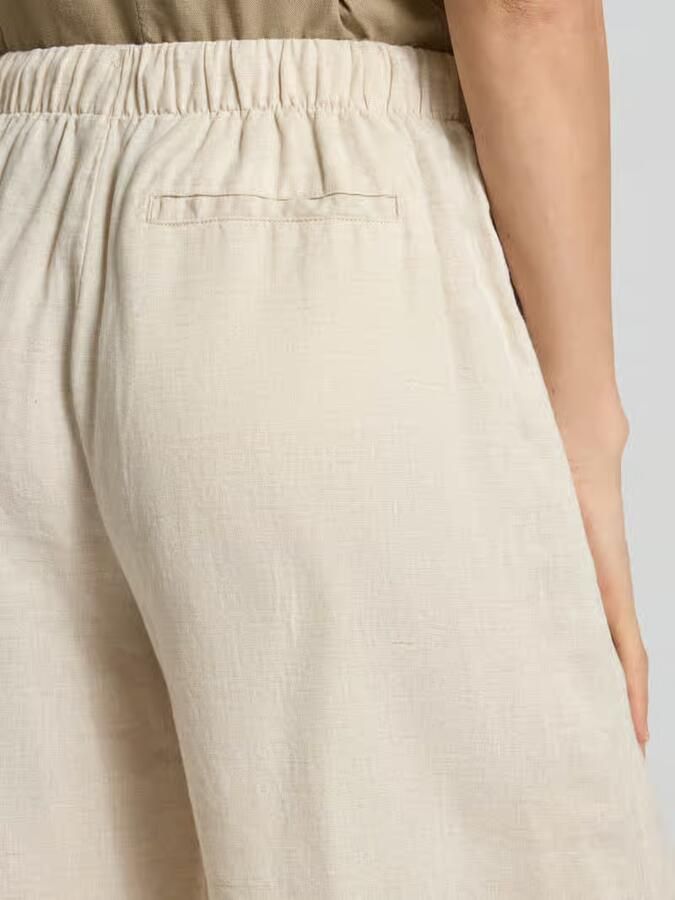 Stefanel Linnen broek met elastische band model 'FLORA'