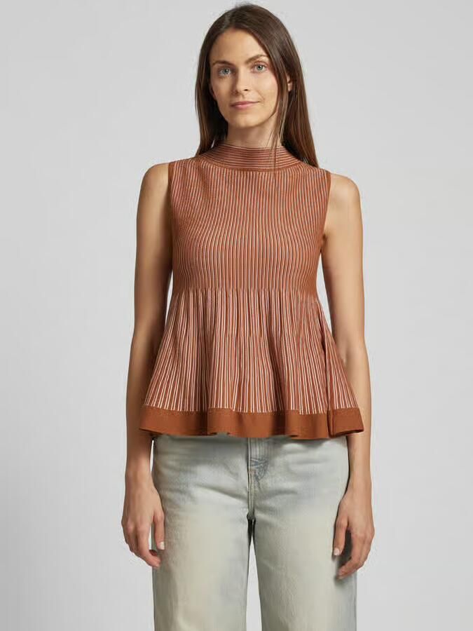 Stefanel Maxi-jurk met structuurmotief - Foto 2