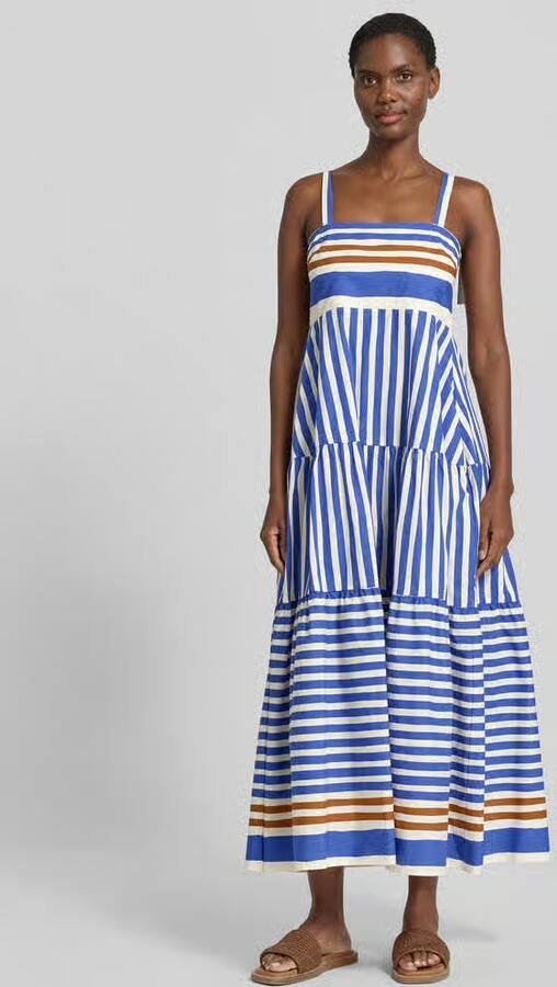 Stefanel midi-jurk in laagjeslook - Foto 3