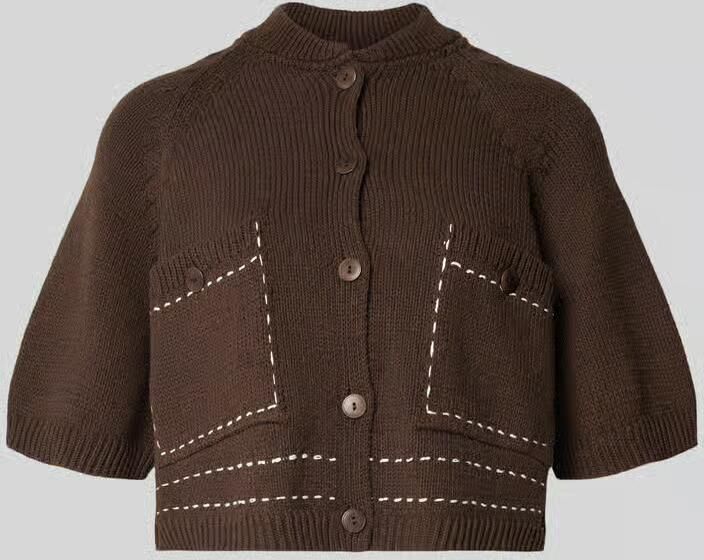 Stefanel Regular fit cardigan met viscose
