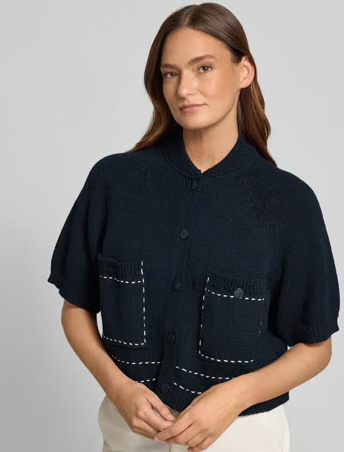Stefanel Regular fit cardigan met viscose - Foto 2