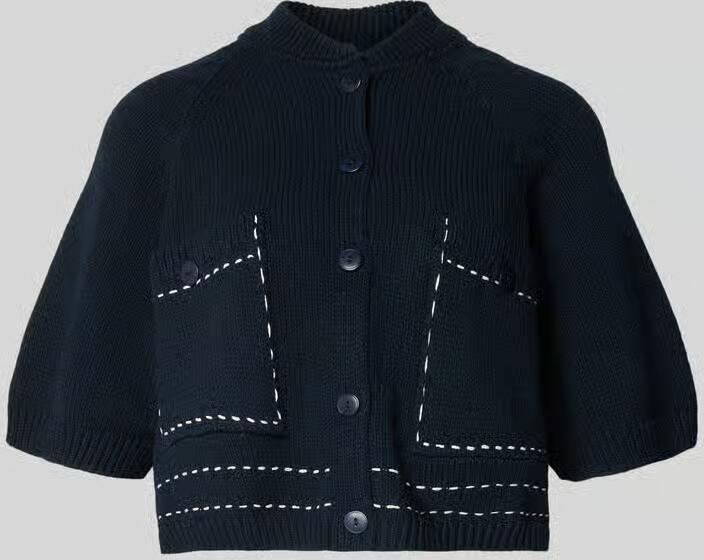 Stefanel Regular fit cardigan met viscose - Foto 4