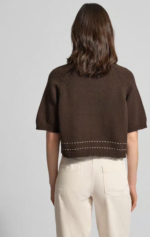 Stefanel Regular fit cardigan met viscose - Foto 2
