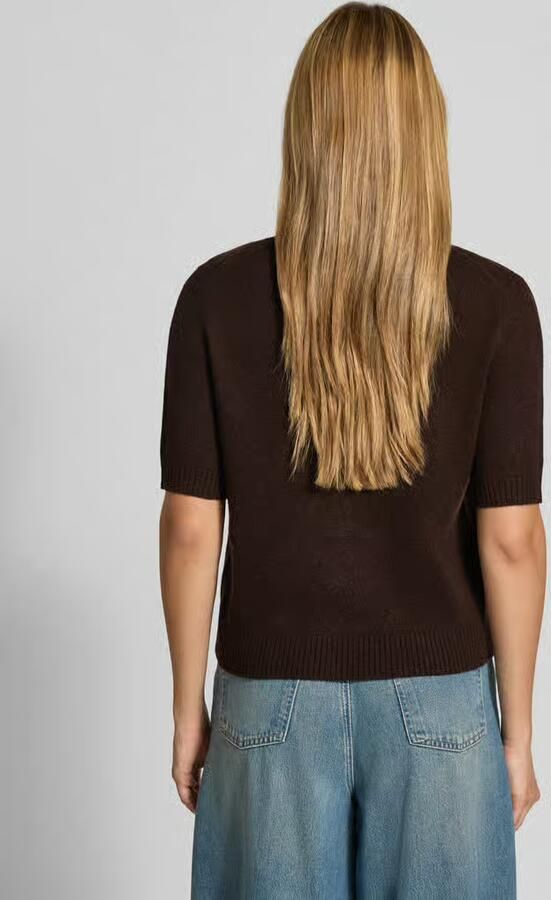 Stefanel Slim fit cardigan van puur linnen in tricotlook - Foto 3