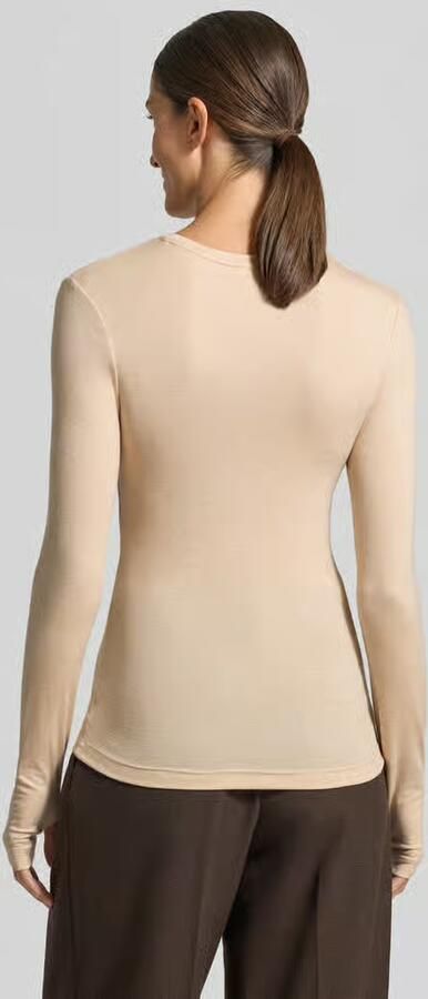 Stefanel slim fit longsleeve van elastische wolmix - Foto 3
