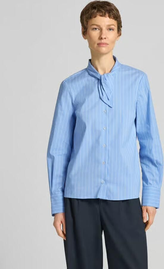 Stefanel slim fit strikblouse met knoopsluiting - Foto 3