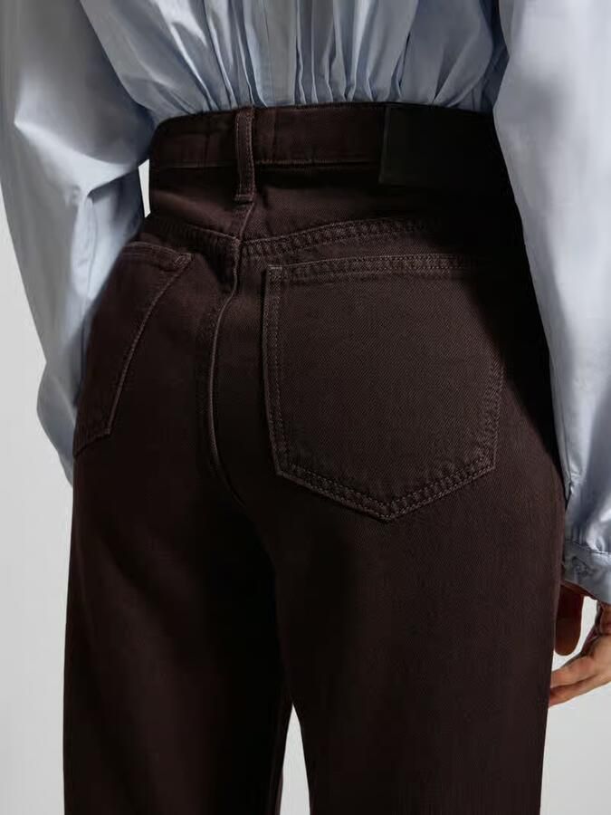 Stefanel Straight fit jeans met steekzakken