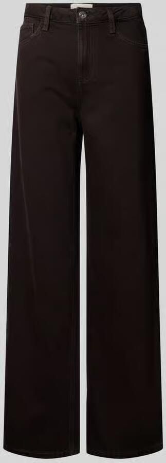 Stefanel Straight fit jeans met steekzakken