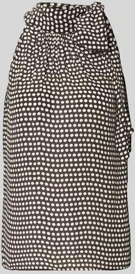 Stefanel Top met blouse-look van pure viscose