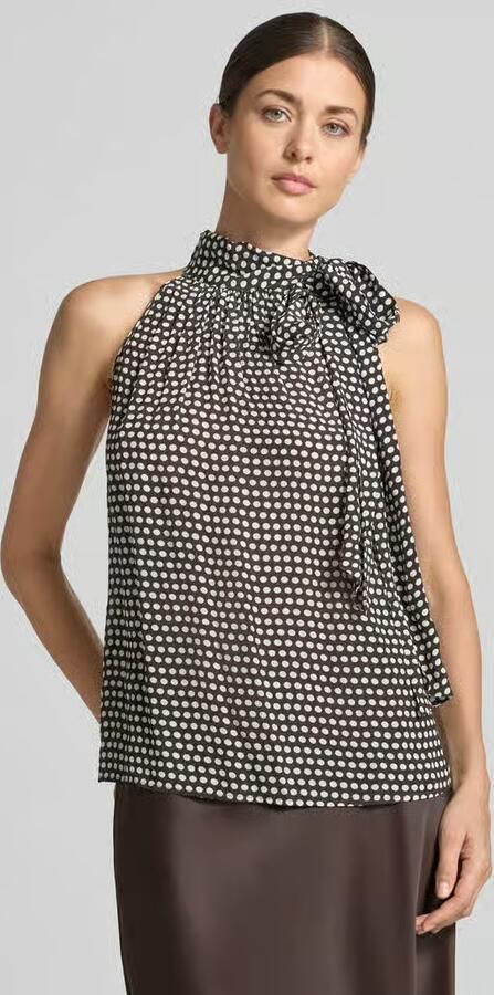 Stefanel Top met blouse-look van pure viscose - Foto 3