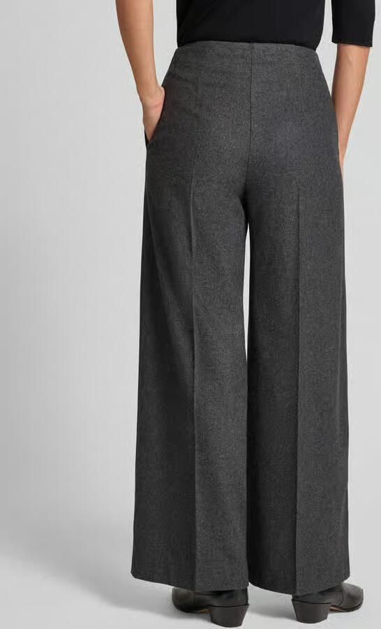 Stefanel Wide fit broek met persplooien