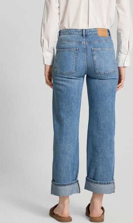 Stefanel Wide leg jeans in 5-pocketmodel model 'TURN UP' - Foto 3