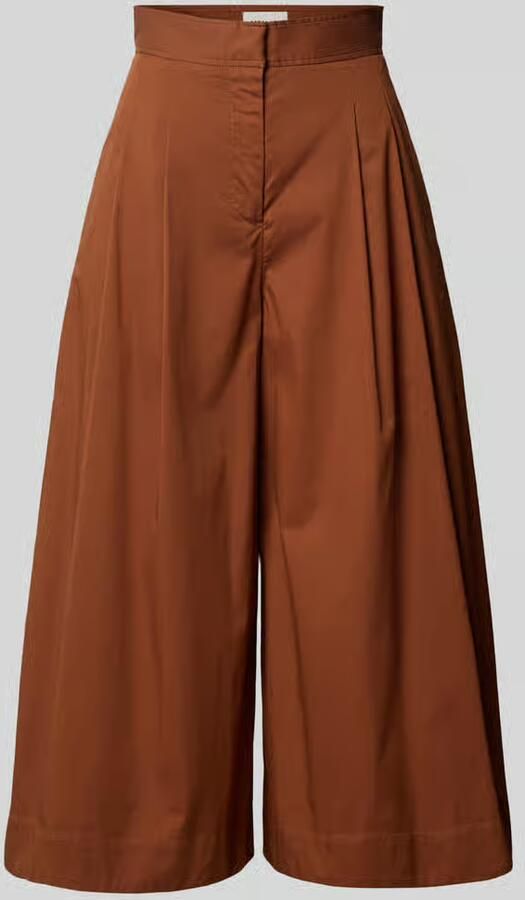 Stefanel Wide leg stoffen broek met rimpelingen - Foto 2