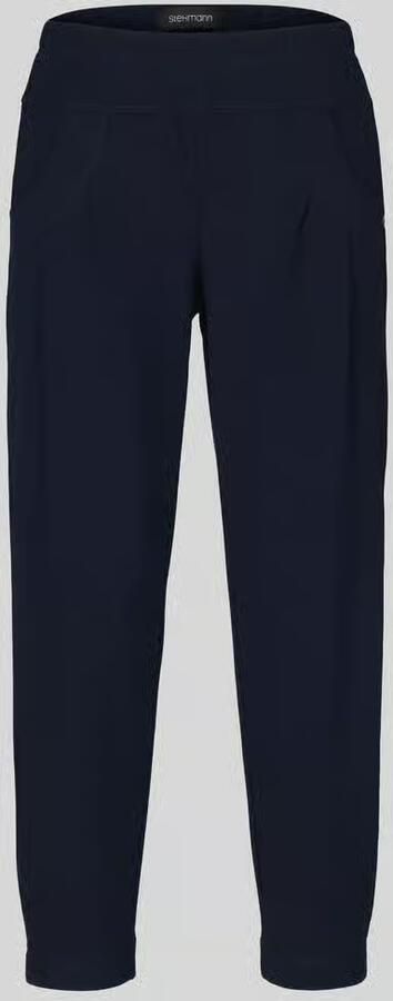 Stehmann Barrel leg broek met gesuggereerde zakken model 'Rachell'