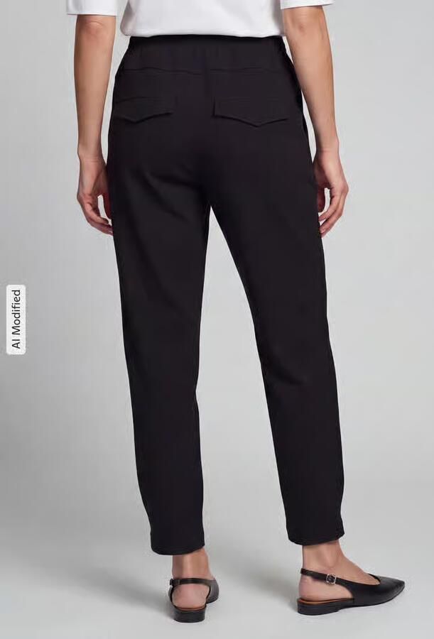 Stehmann Barrel leg broek met gesuggereerde zakken model 'Rachell' - Foto 2