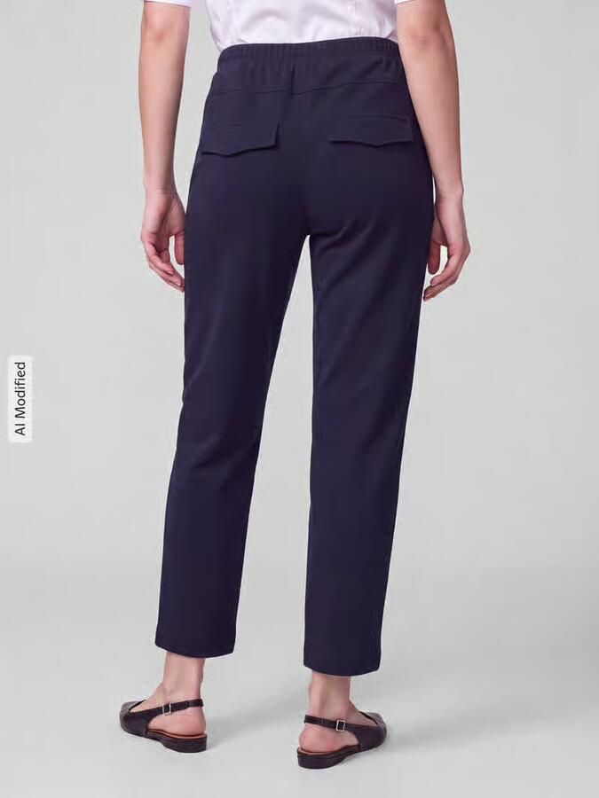 Stehmann Barrel leg broek met gesuggereerde zakken model 'Rachell' - Foto 3