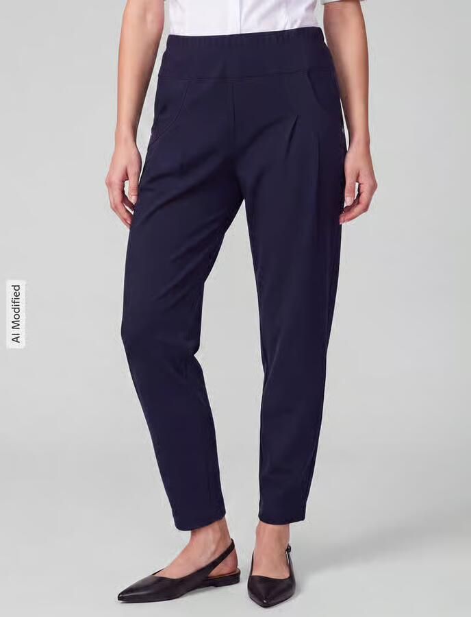 Stehmann Barrel leg broek met gesuggereerde zakken model 'Rachell' - Foto 2