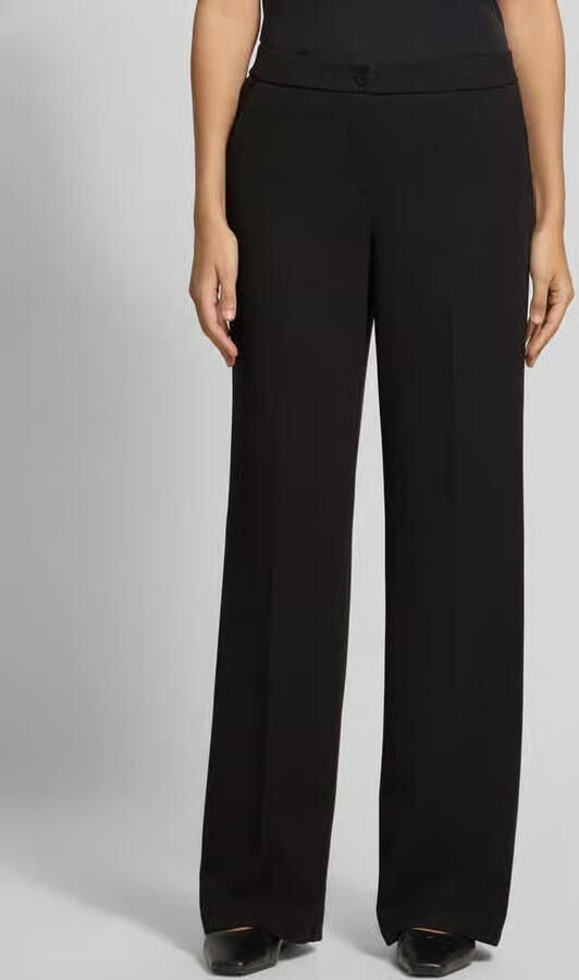 Stehmann Wide leg bandplooibroek met steekzakken model 'Hillda' - Foto 7