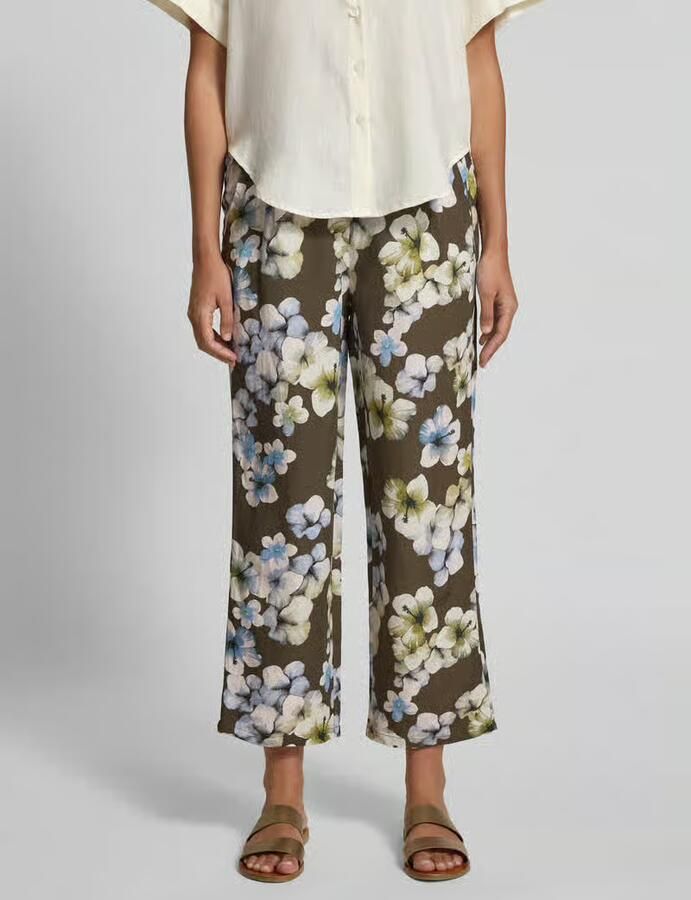 Stehmann Broek van mix van viscose en linnen model 'Alexandria' - Foto 3
