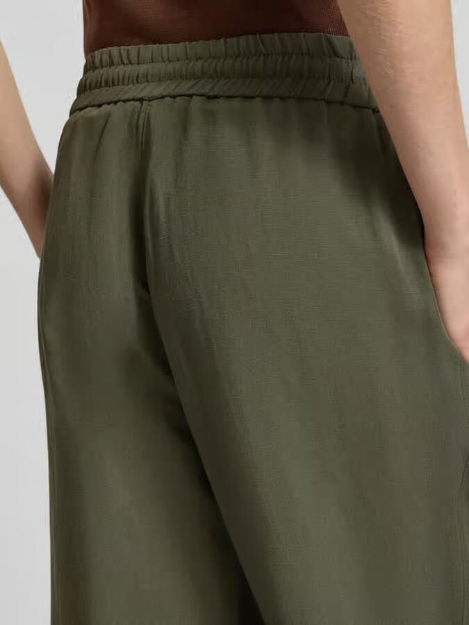 Stehmann Linnen broek met elastische band model 'Roma'