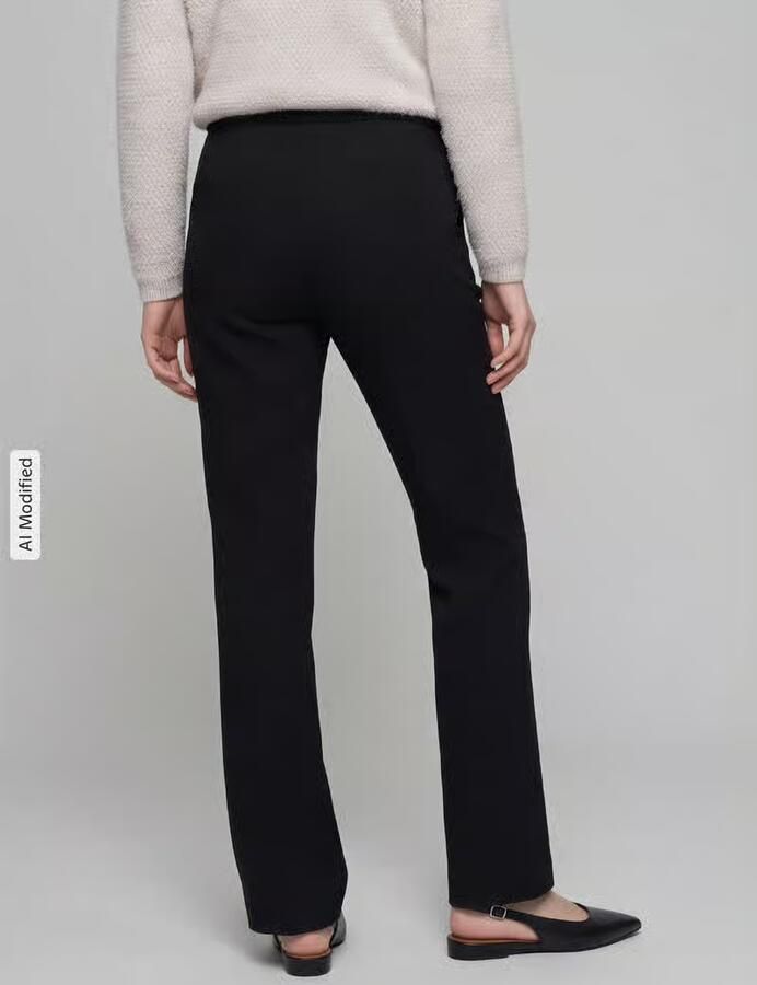 Stehmann Regular fit rechte broek van viscosemix model 'Editta' - Foto 2