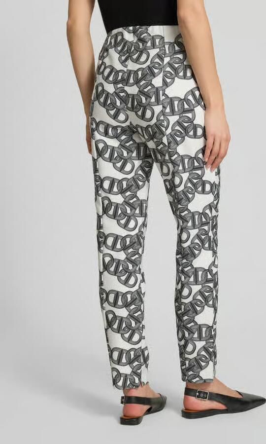 STEHMANN Regular fit stoffen broek met vaste persplooien model 'Ellsa' - Foto 4