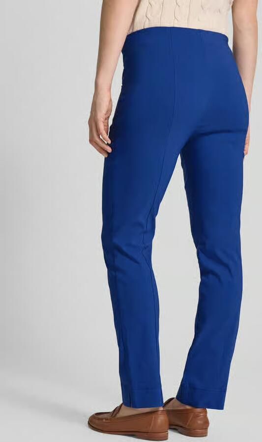 STEHMANN Slim fit broek met elastische band model 'INA' - Foto 3