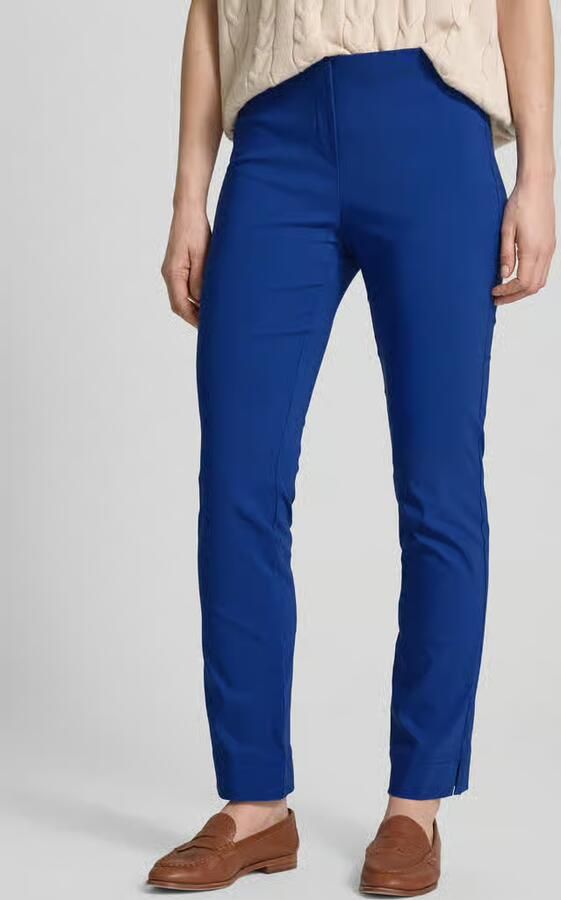 STEHMANN Slim fit broek met elastische band model 'INA' - Foto 2