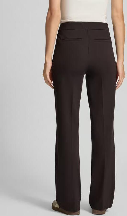 Stehmann Regular fit rechte broek van viscosemix model 'Editta' - Foto 5