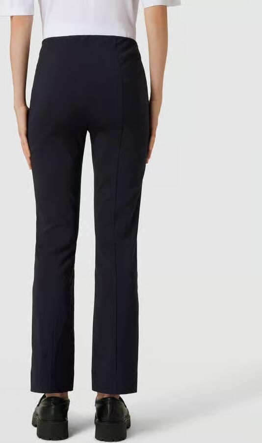 Stehmann Regular fit smalle broek van viscosemix model 'Ina' - Foto 5