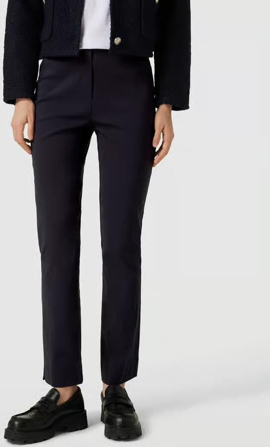 Stehmann Regular fit smalle broek van viscosemix model 'Ina' - Foto 7