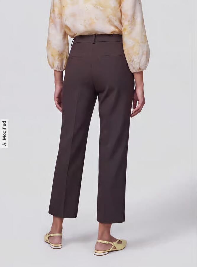 Stehmann straight fit culotte van viscosemix model 'Fenja' - Foto 3